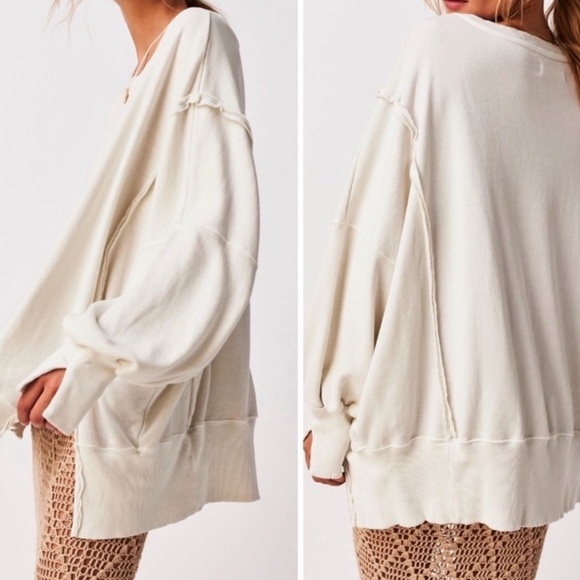 Free People Sweaters - Free People Off White Camden, Sz M